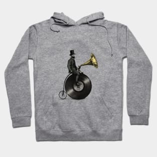 Old Man Playing Music Hoodie